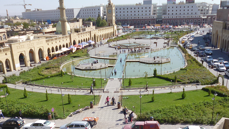ساحة النافورة وسط أربيل